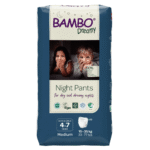 BAMBO – Dreamy Night Pants Garcons et Filles 4-7ans M 15-35kg – 10u