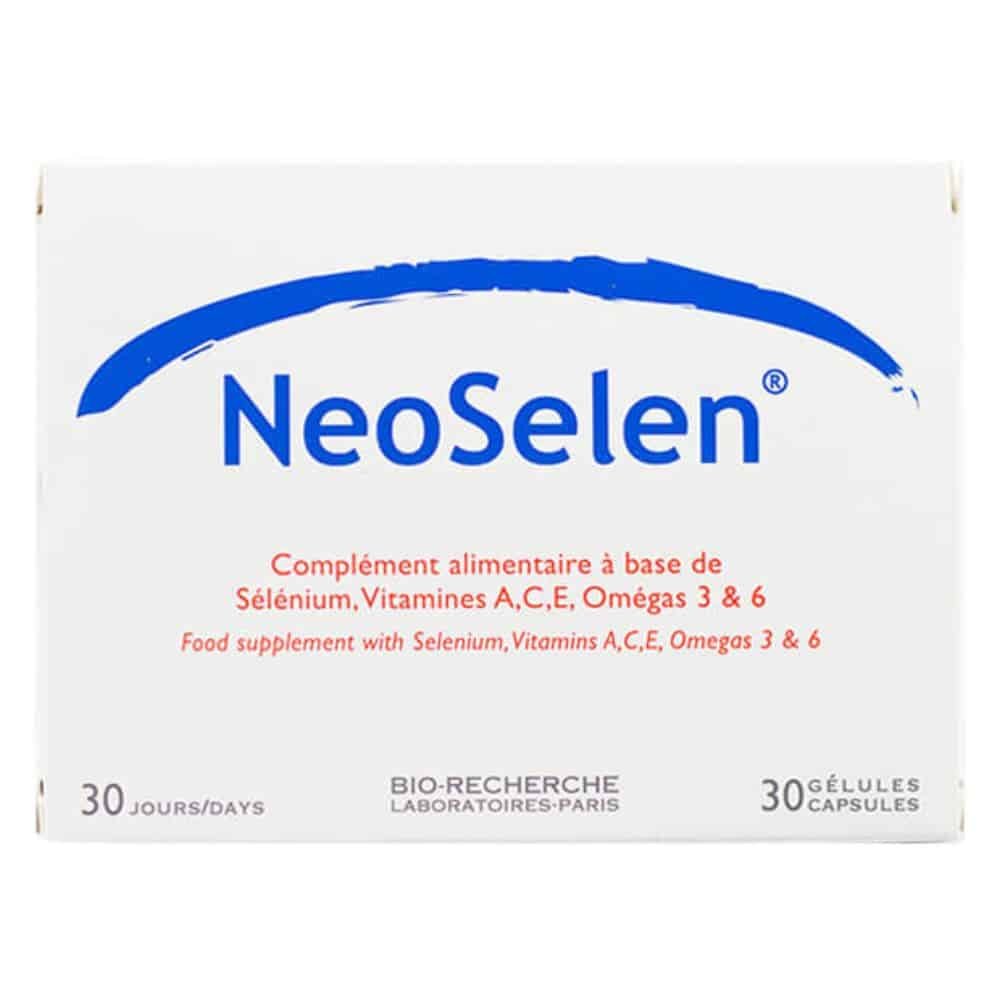 bio-recherche-neoselen-selenium-vitamine-ace-omegas-3et6-30-gelules.jpg BIO-RECHERCHE – Neoselen Selenium, Vitamine A,c,e, Omegas 3et6 – 30 gelules - الصورة 1