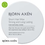 BJORN AXEN – Cire Fixante Cheveux Courts Longue Duree – 80ml