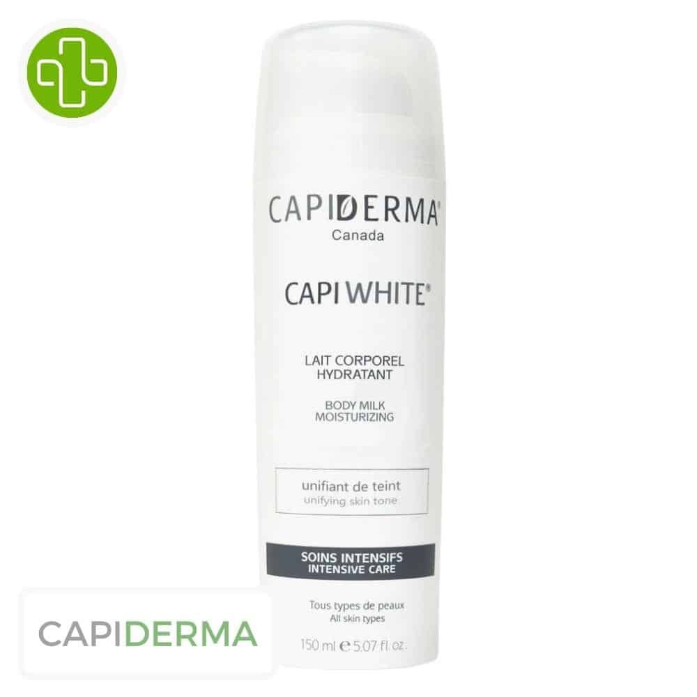 capiderma-capiwhite-lait-corporel-hydratant-soins-intensifs-150ml.jpg CAPIDERMA – Capiwhite Lait Corporel Hydratant Soins Intensifs – 150ml - الصورة 1