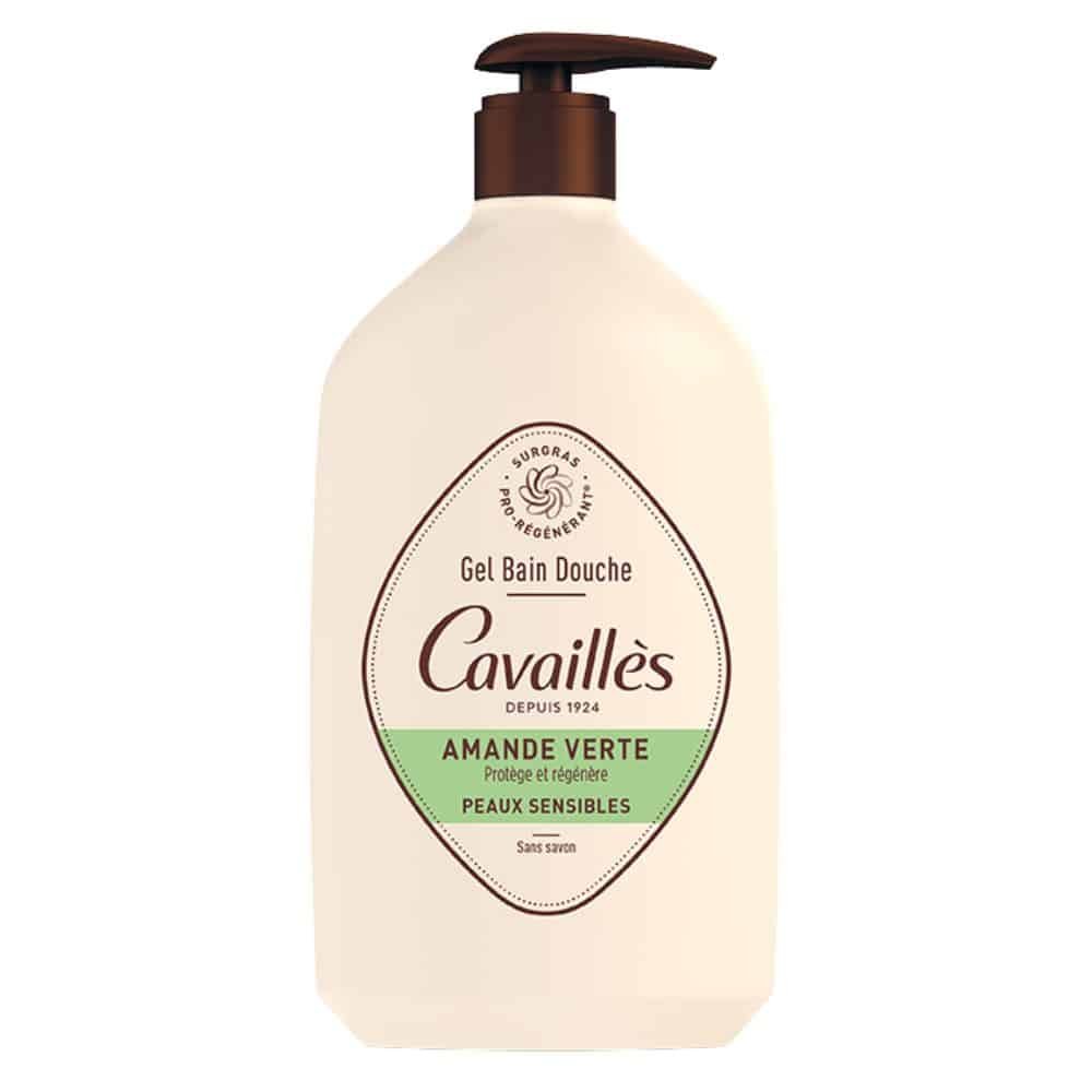 cavailles-gel-bain-douche-amande-verte-1l.jpg CAVAILLES – Gel Bain Douche Amande Verte sans Savon – 1l – Image 1