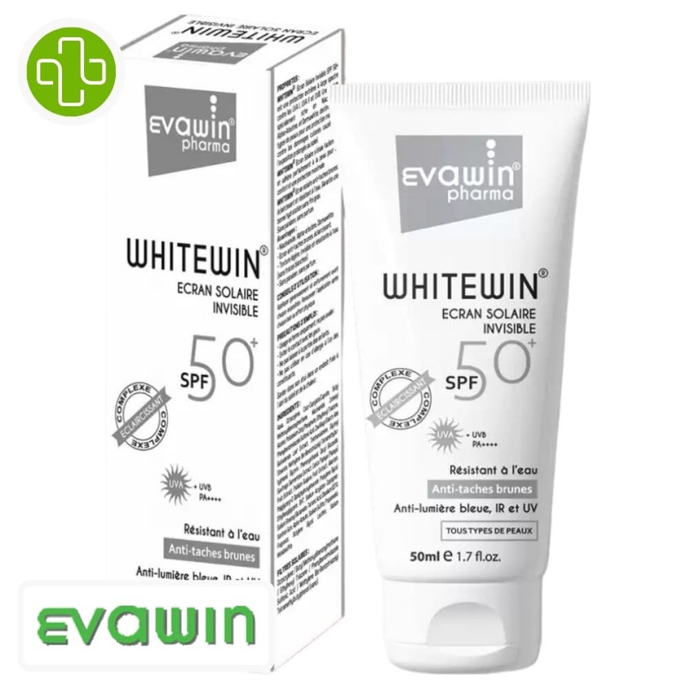 evawin-pharma-whitewin-ecran-solaire-anti-taches-brunes-spf50-50ml.jpg EVAWIN PHARMA – Whitewin Ecran Solaire Anti-Taches Brunes SPF50+ – 50ml - الصورة 1