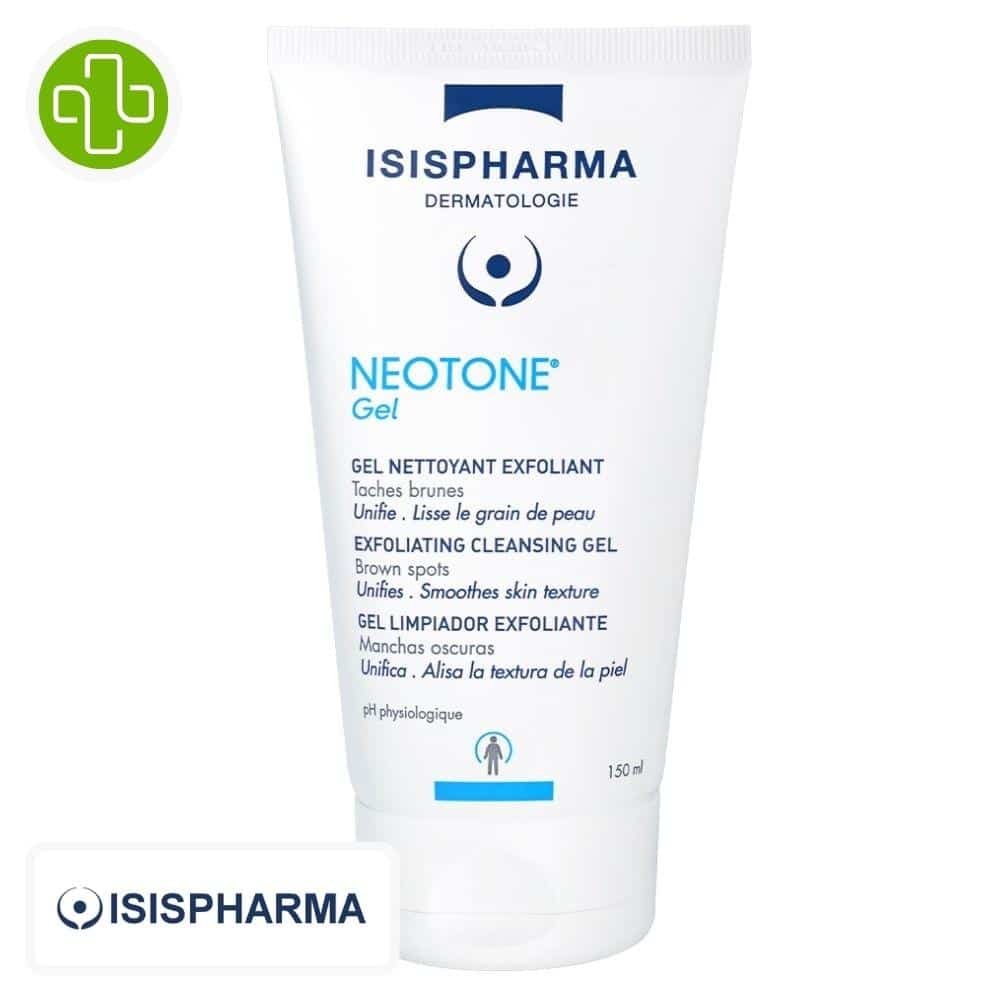 isispharma-neotone-gel-nettoyant-exfoliant-150ml.jpg ISISPHARMA – Neotone Gel Nettoyant Exfoliant – 150ml - الصورة 1