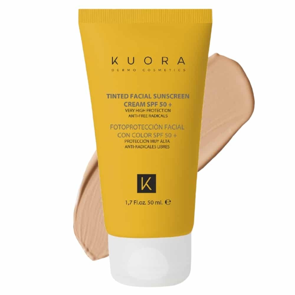 kuora-solar-line-creme-solaire-teintee-spf50-50ml.jpg KUORA – (solar Line) Creme Solaire Teintee SPF50+ – 50ml - الصورة 1