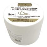 NATURESOIN – Masque Capilaire Soin Reparateur 3en1 Keratine Provitamine B5 – 250ml