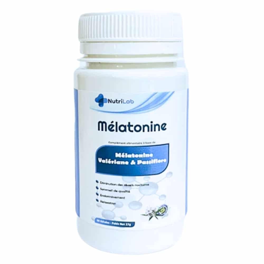 nutrilab-melatonine-valeriane-et-passiflore-60-gelules.jpg NUTRILAB – Melatonine, Valeriane et Passiflore – 60 Gelules - الصورة 1