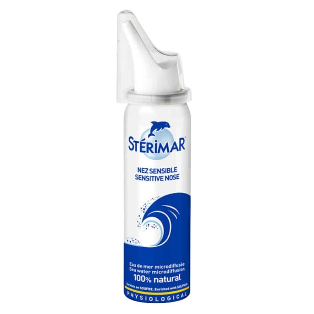 sterimar-spray-nasal-nez-sensible-eau-de-mer-microdiffusee-50ml.jpg STERIMAR – Spray Nasal Nez Sensible Eau de Mer Microdiffusee – 50ml - الصورة 1