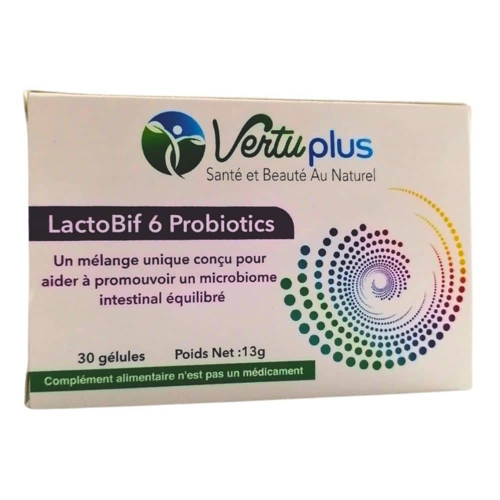vertuplus-lactobif-6-probiotiques-microbiome-intestinale-equilibre-30-gelules.jpg VERTUPLUS – Lactobif 6 Probiotiques Microbiome Intestinale Equilibre – 30 Gelules - الصورة 1